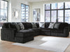 Five Star Furniture - Midnight-Madness Sectional with Chaise - Onyx