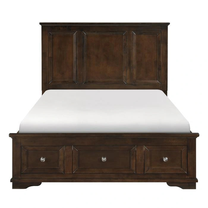 Five Star Furniture - Eunice King Platform Bed with Footboard Storage in Espresso 1844KDC-1EK*