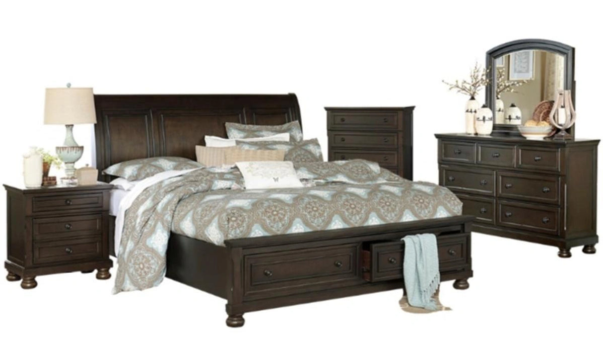 Five Star Furniture - Begonia King Platform Bed in Gray 1718KGY-1EK*