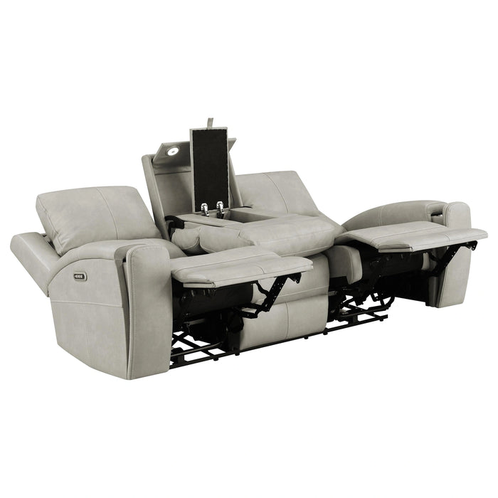 Five Star Furniture - Brickston Triple Power Reclining Sofa