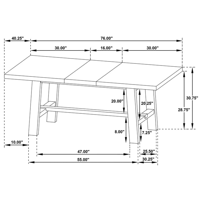 Five Star Furniture - Middleton Extension Dining Table