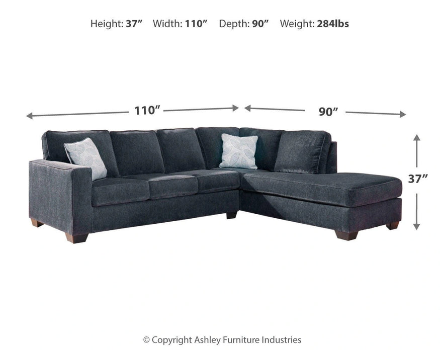 Five Star Furniture - Altari Sleeper Sectional with Chaise