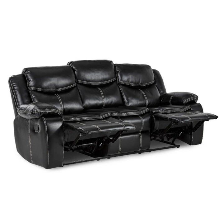 Five Star Furniture - Bastrop Double Reclining Sofa in Black 8230BLK-3