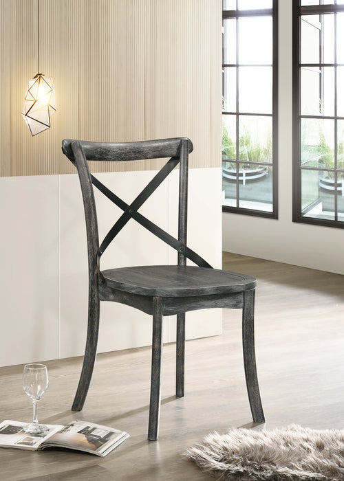 Five Star Furniture - Kendric Rustic Gray Side Chair