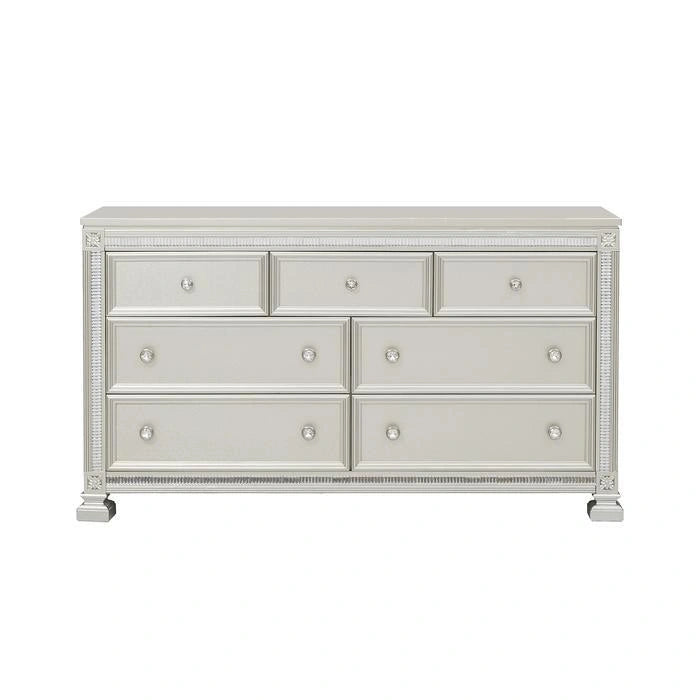 Five Star Furniture - Bevelle 7 Drawer Dresser in Silver 1958-5