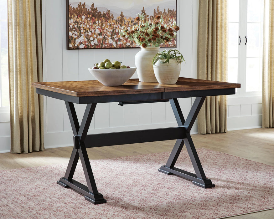 Five Star Furniture - Wildenauer Counter Height Butterfly Extension Table