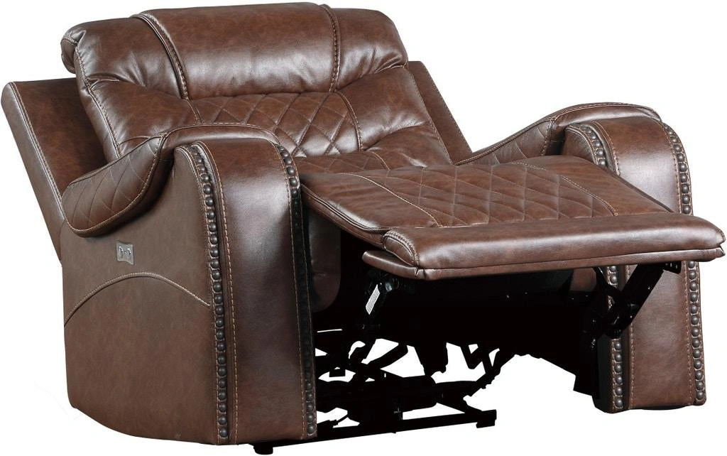 Five Star Furniture - Putnam Swivel Glider Reclining Chair in Brown 9405BR-1