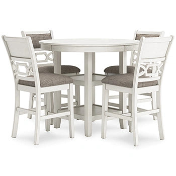 Five Star Furniture - Erinberg Counter Height Dining Table and 4 Barstools (Set of 5)