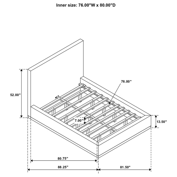 Five Star Furniture - Knox Panel Platform Bed