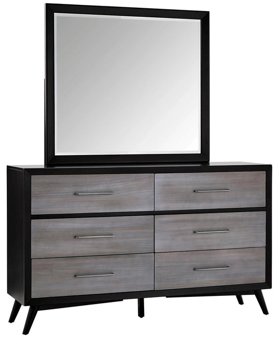 Five Star Furniture - Raku 6 Drawer Dresser in Gray 1711-5