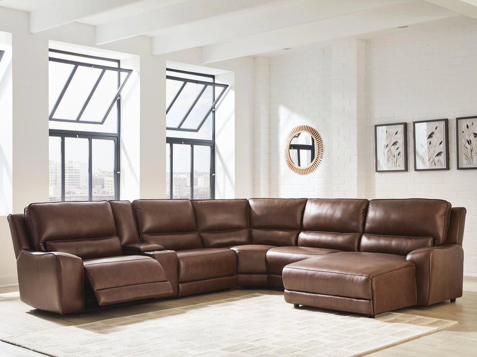 Five Star Furniture - DeepWakes Power Reclining Sectional with Chaise