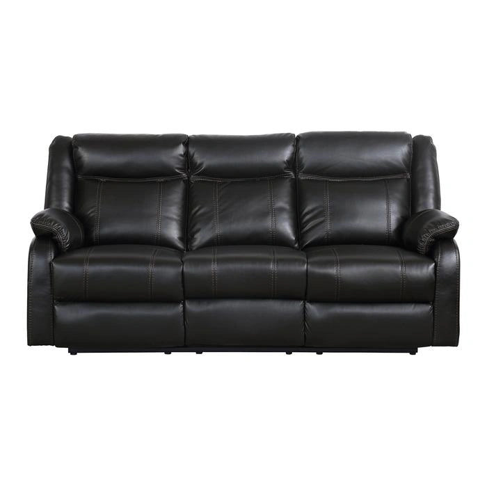 Five Star Furniture - Jude Double Glider Recliner Sofa in Black 8201BLK-3