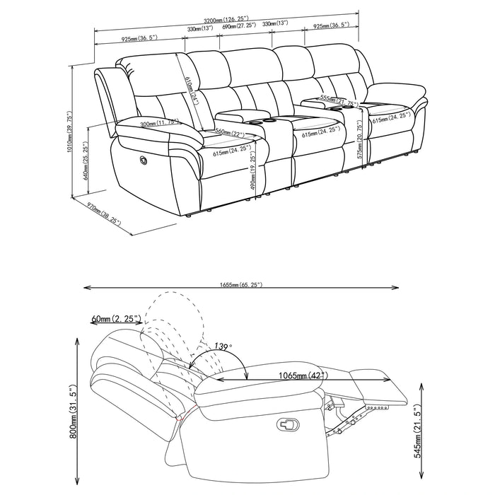 Five Star Furniture - Bahrain Home Theater Seating