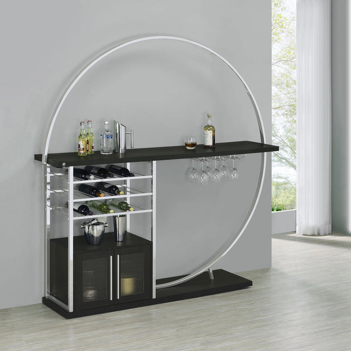 Five Star Furniture - Risley Wine Cabinet with LED Lighting