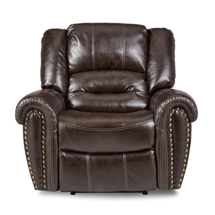 Five Star Furniture - Center Hill Glider Reclining Chair in Dark Brown 9668BRW-1