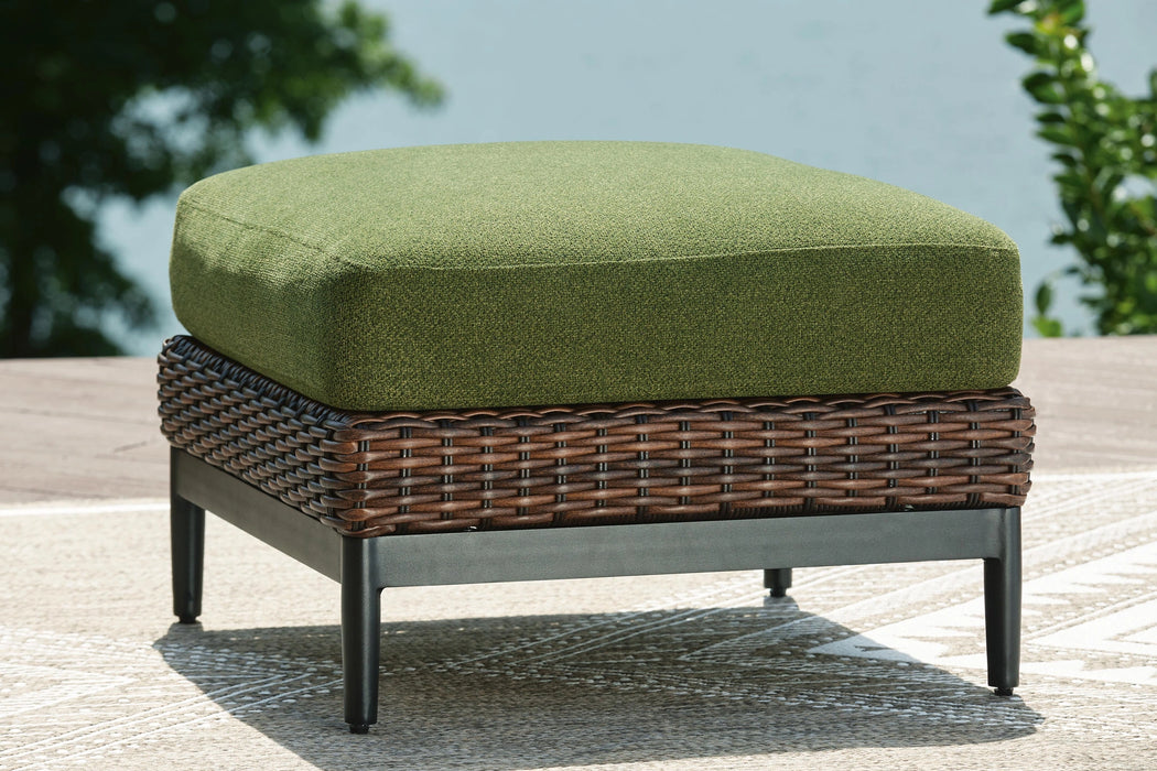 Five Star Furniture - Horizon Hall Outdoor Ottoman with Cushion