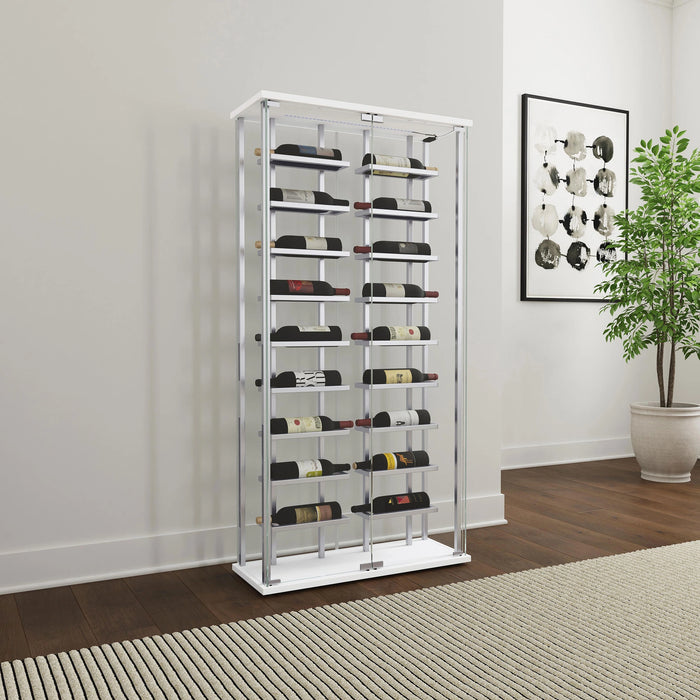 Five Star Furniture - Montara Wine Cabinet with LED Lighting