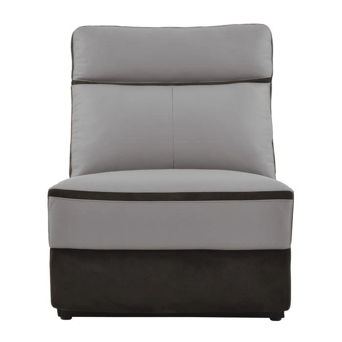 Five Star Furniture - Laertes Armless Chair in Taupe Gray 8318-AC