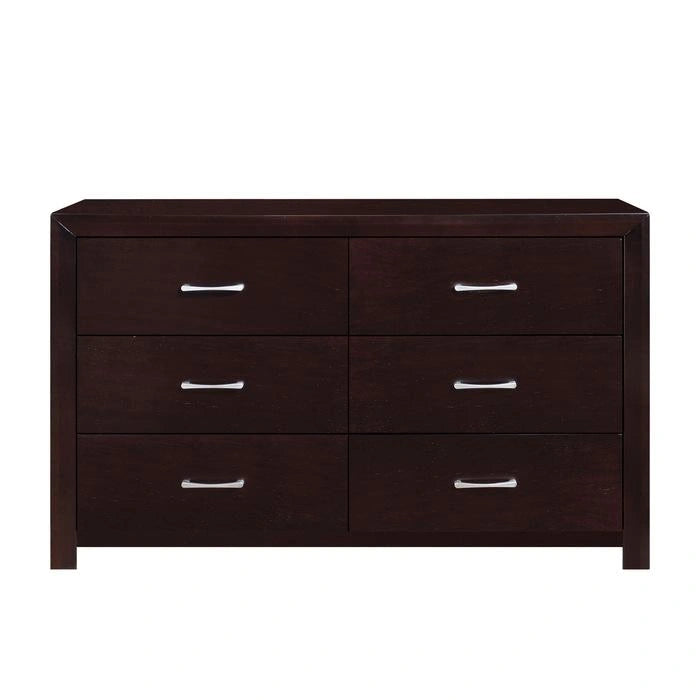 Five Star Furniture - Edina 6 Drawer Dresser in Espresso-Hinted Cherry 2145-5