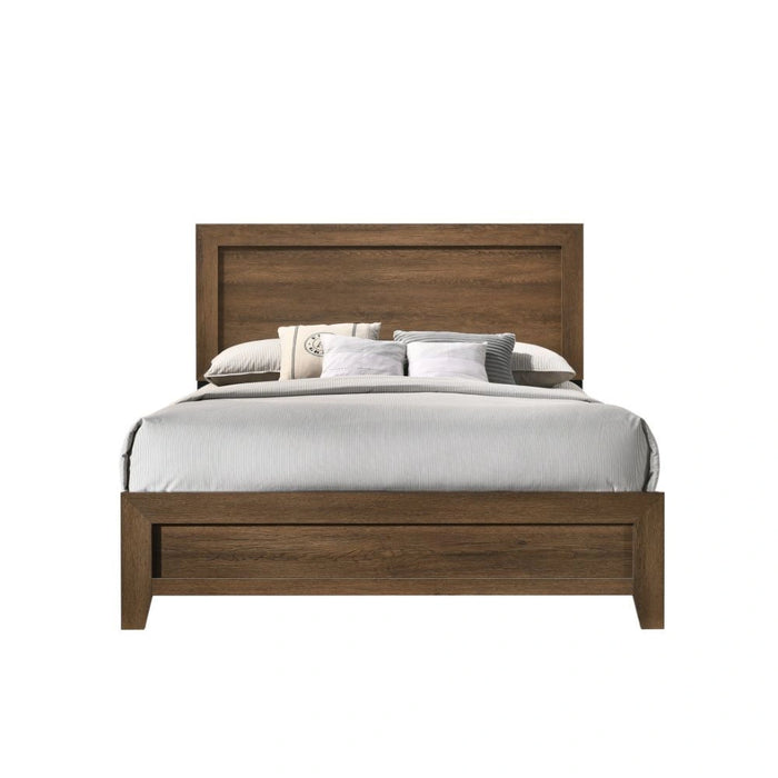 Five Star Furniture - Miquell - Queen Bed - Brown, Light - 84"