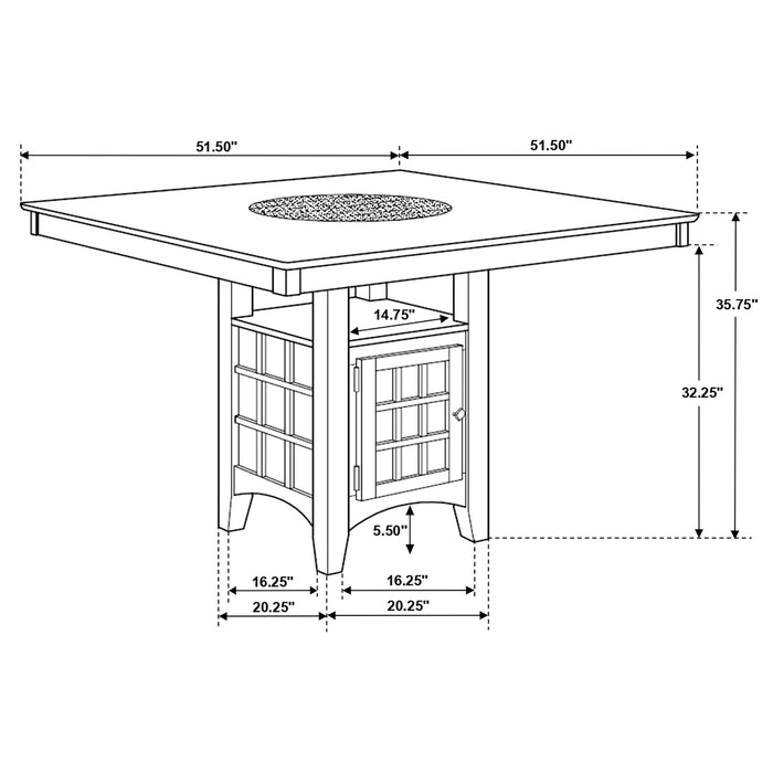 Five Star Furniture - Gabriel Counter Height Dining Set