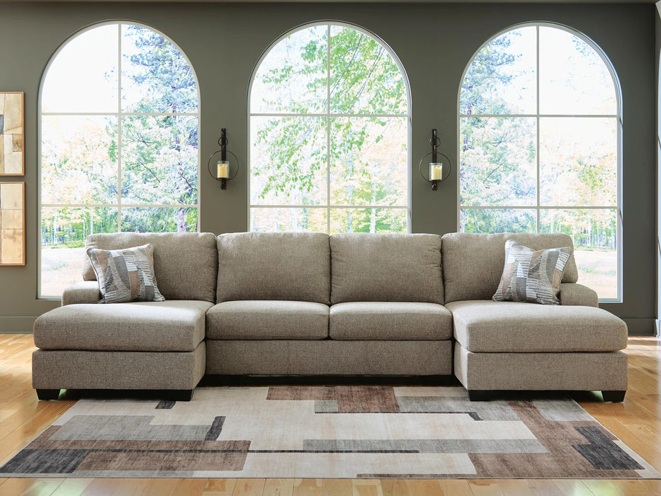 Five Star Furniture - Newellen Sleeper Sectional with Double Chaise