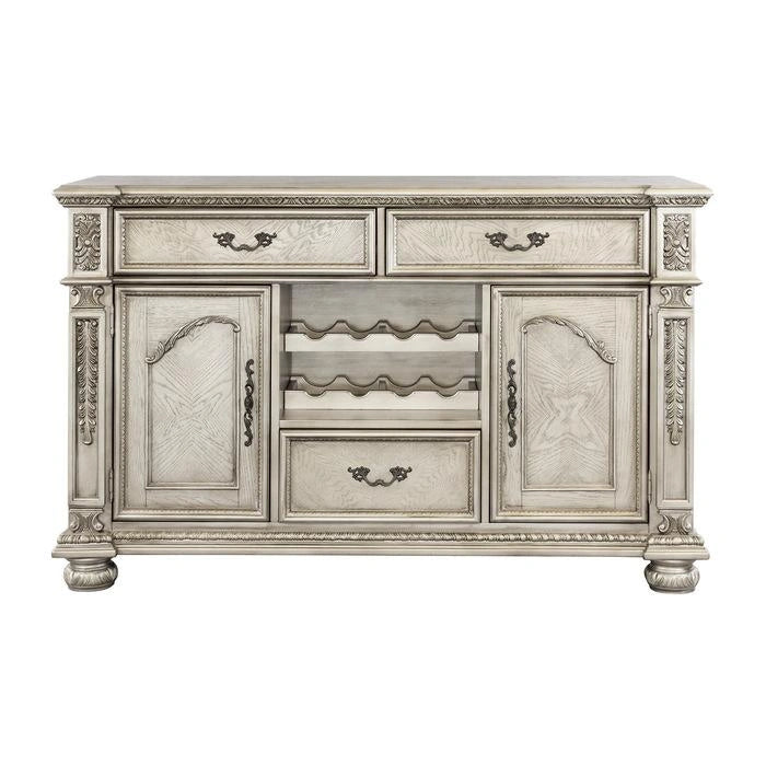 Five Star Furniture - Catalonia Server in Platinum Gold 1824PG-40