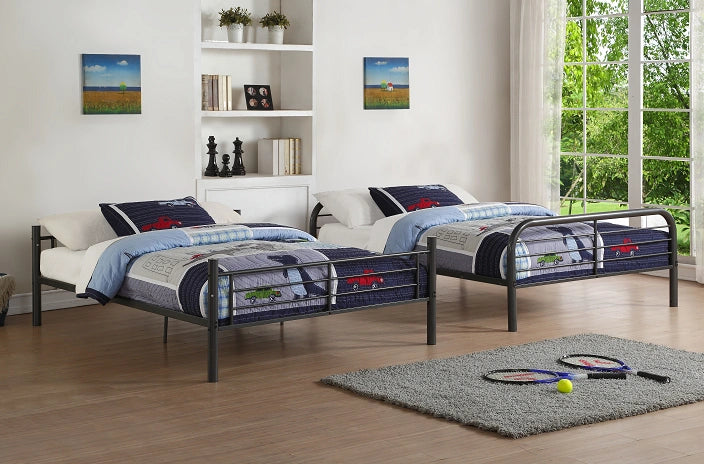 Five Star Furniture - Bristol Gunmetal Bunk Bed (Full/Full)