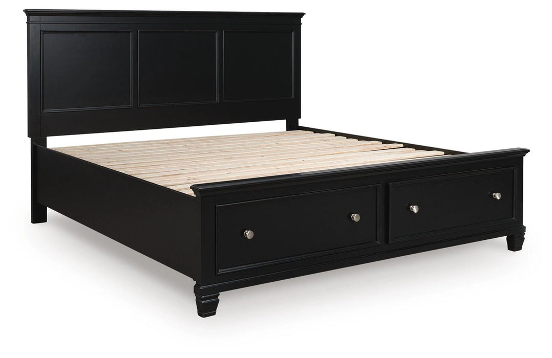 Five Star Furniture - Lanolee Panel Storage Bed