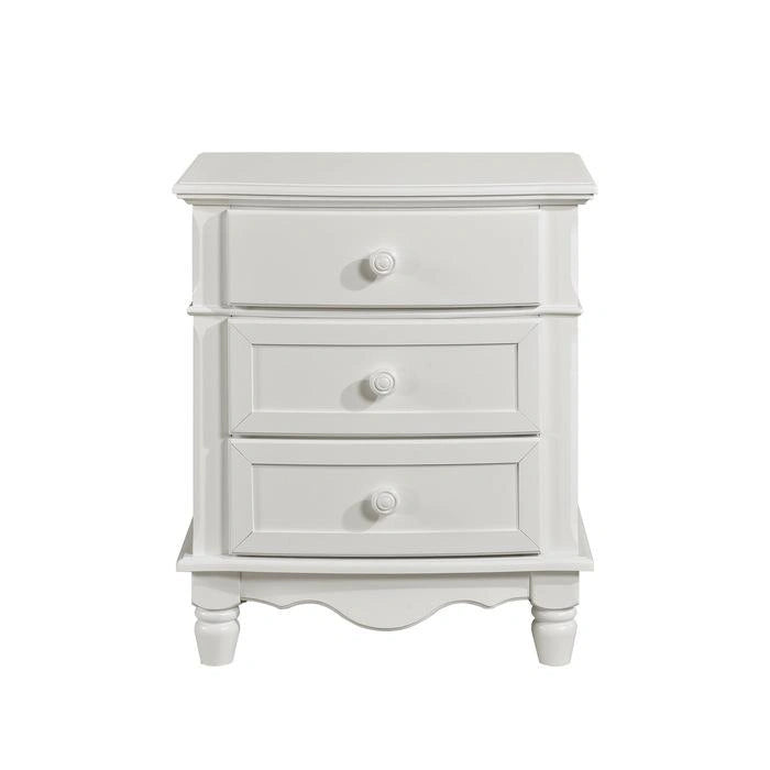 Five Star Furniture - Clementine 3 Drawer Night Stand in White B1799-4