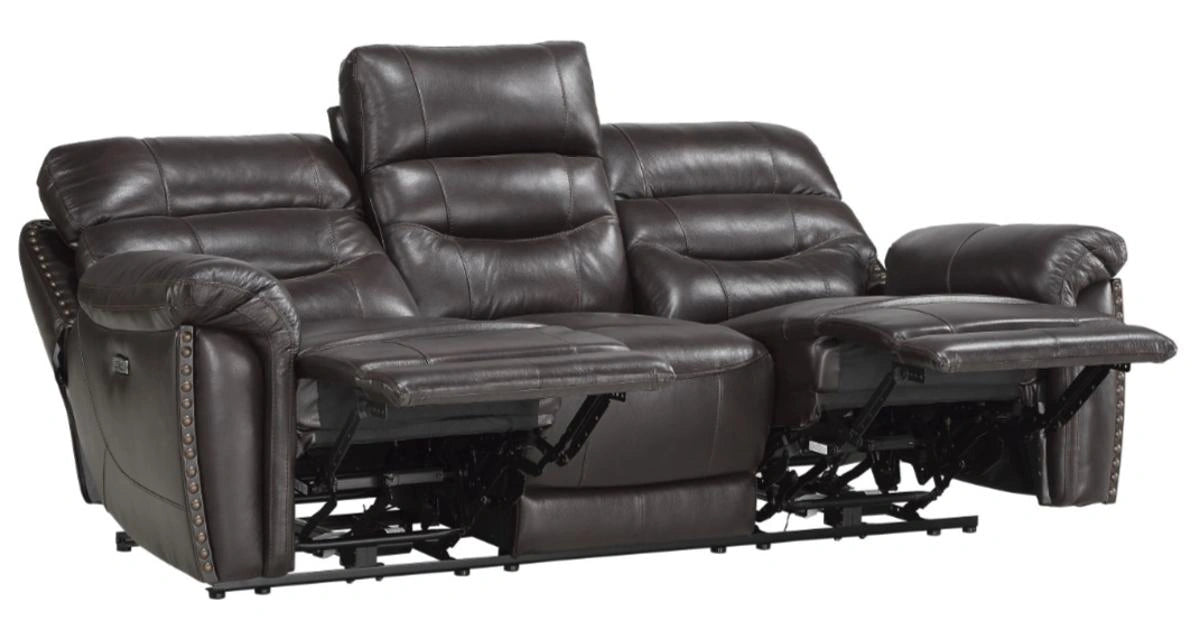 Five Star Furniture - Lance Power Double Reclining Sofa with Power Headrests in Brown 9527BRW-3PWH