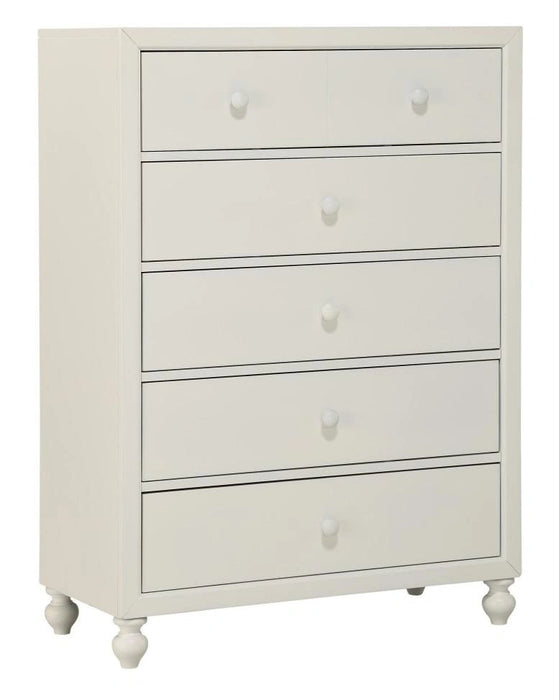Five Star Furniture - Wellsummer 5 Drawer Chest in White 1803W-9