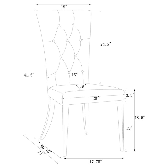 Five Star Furniture - Kerwin Dining Side Chair