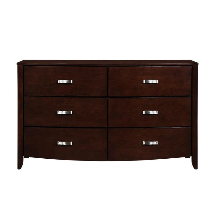 Five Star Furniture - Lyric 6 Drawer Dresser in Dark Espresso 1737NC-5