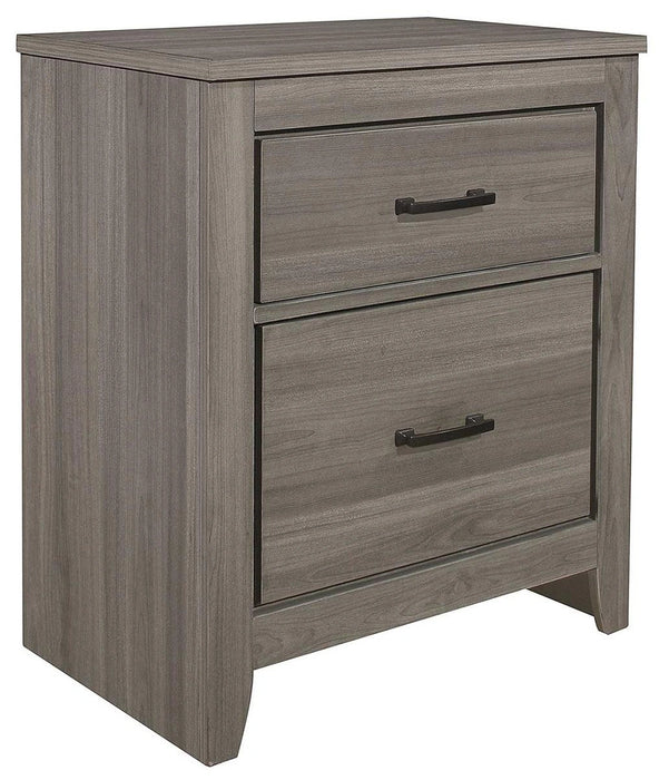 Five Star Furniture - Waldorf 2 Drawer Nightstand in Dark Gray 1902-4