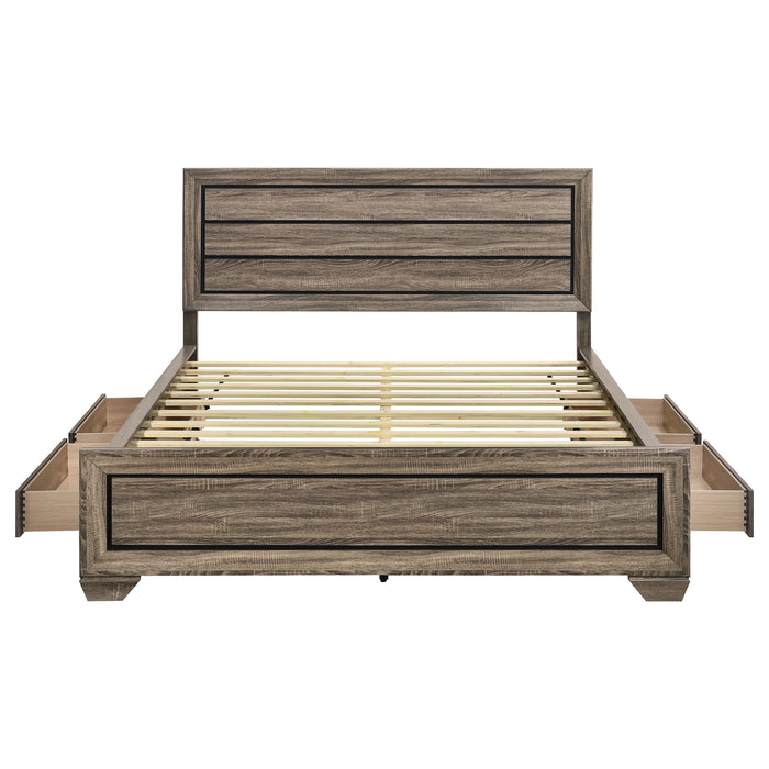 Five Star Furniture - Kauffman Panel Platform Storage Bed