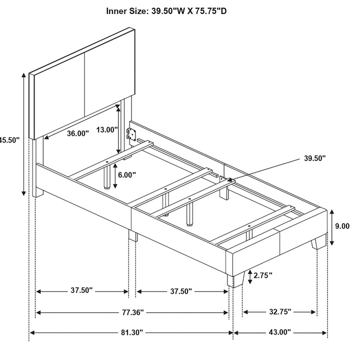 Five Star Furniture - Dorian Panel Bed