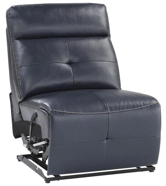 Five Star Furniture - Avenue Armless Reclining Chair in Navy 9469NVB-AR