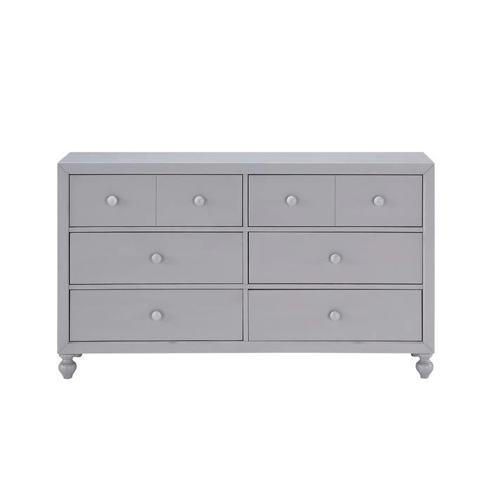 Five Star Furniture - Wellsummer 6 Drawer Dresser in Gray 1803GY-5