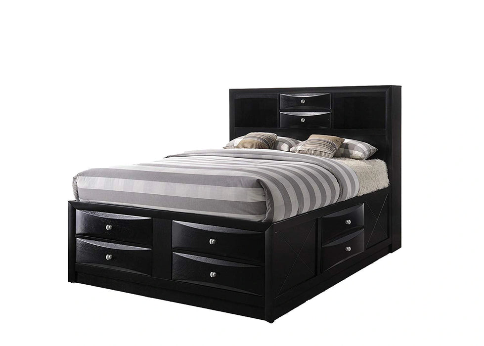 Five Star Furniture - Acme Ireland Full Storage Bed in Black 21620F