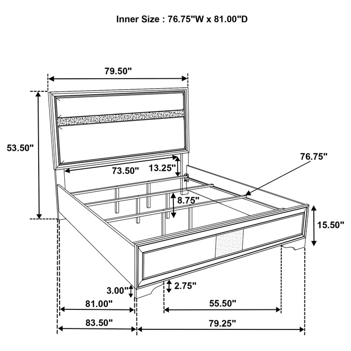 Five Star Furniture - Miranda Panel Bed