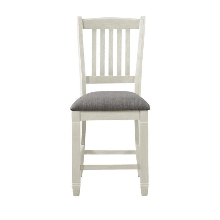 Five Star Furniture - Granby Counter Height Chair in White & Brown (Set of 2)