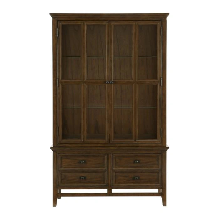 Five Star Furniture - Frazier Park Buffet and Hutch in Dark Cherry 1649-50*