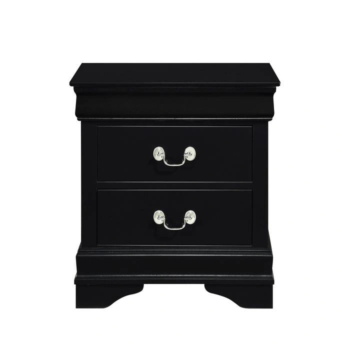 Five Star Furniture - Mayville 2 Drawer Nightstand in Black 2147BK-4