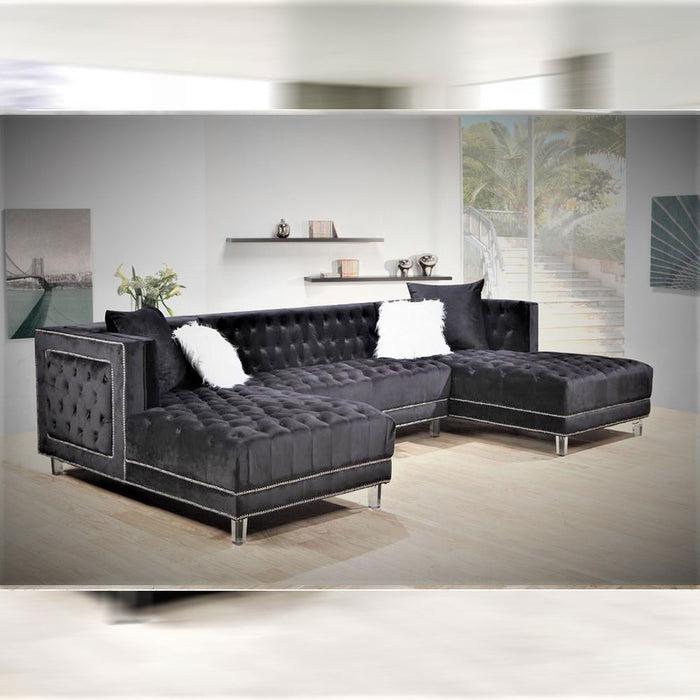 Double Chaise U Shaped Sectional - Noemi - Five Star Furniture & Mattress (GA)